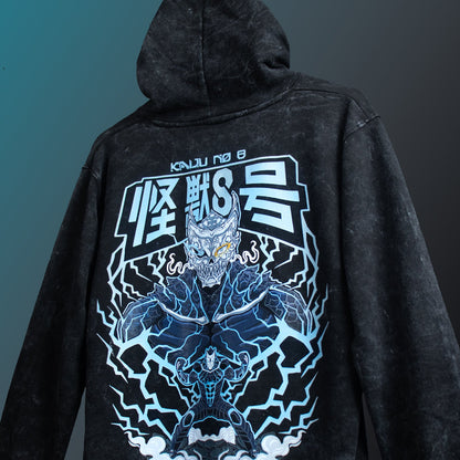 KAIJU NO. 8 / Acid Wash Hoodie